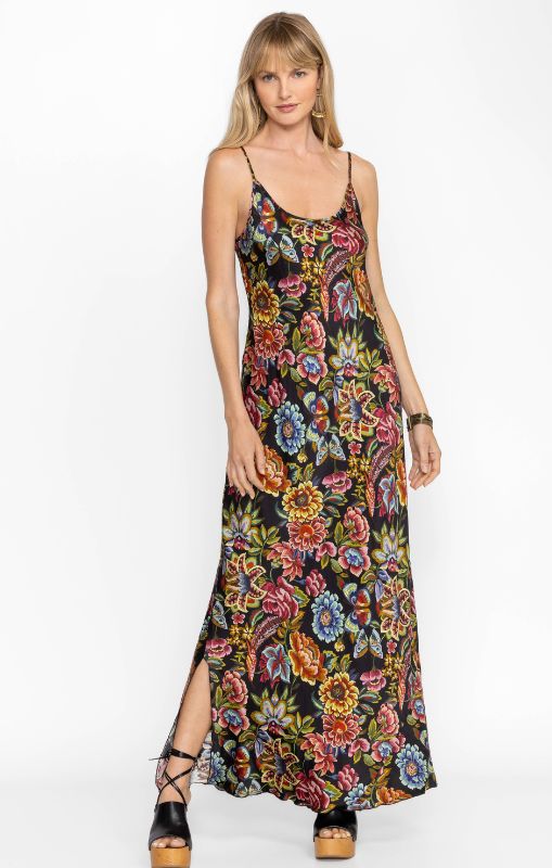 johnny was maxi dress sale Johnny Was - Gigianna Slip Dress - Antiqua Flower - last one