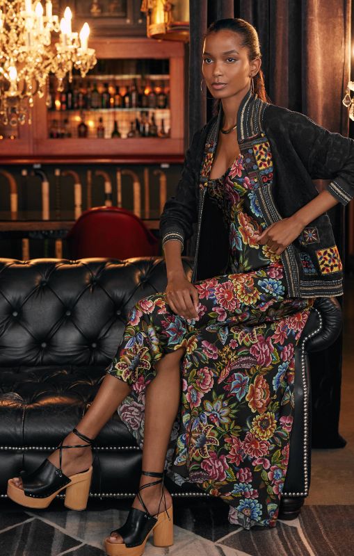 Johnny Was - Gigianna Slip Dress - Antiqua Flower - last one