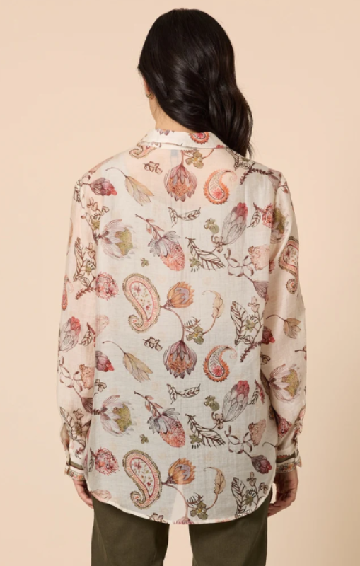 GordonSmith-ArizonaFloralPrintSheerShirt-NaturalMulti-49245princessbazaar1