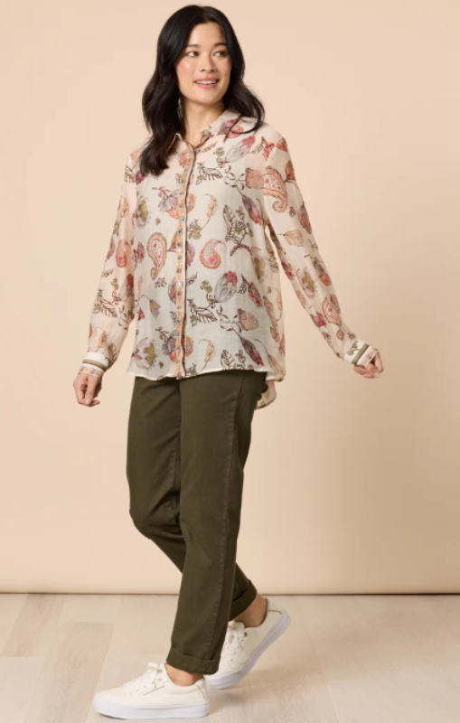 GordonSmith-ArizonaFloralPrintSheerShirt-NaturalMulti-49245princessbazaar1