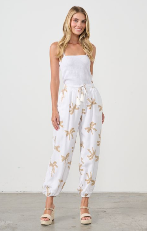 HF2669 white pantt he palms print holmes_fallon princess bazaar