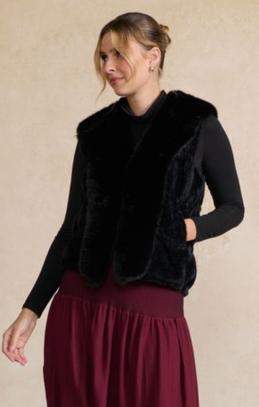 HF2770 Lana black vest holmes_Fallon Princess Bazaar