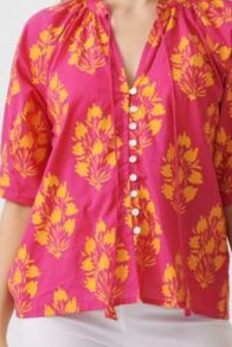 HF2837 Floral block blouse holmes_fallon princess bazaar