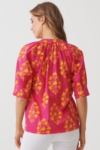 HF2837 Floral block blouse holmes_fallon princess bazaar