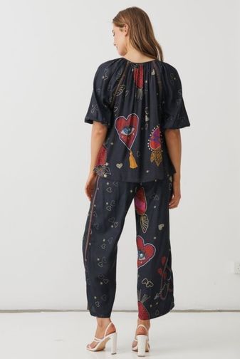 HF2849 Mystic hearts blouse holmes_fallon princess bazaar
