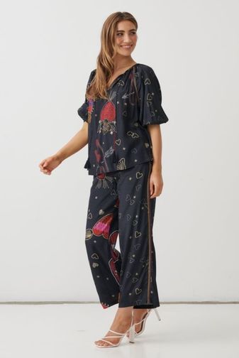 HF2849 Mystic hearts blouse holmes_fallon princess bazaar