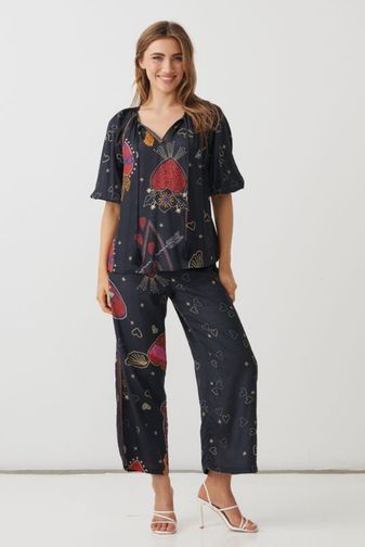 HF2849 Mystic hearts blouse holmes_fallon princess bazaar