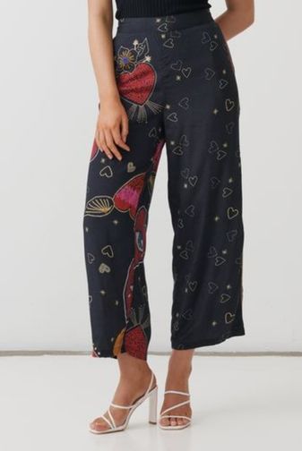 HF2853 Mystic heart print pant holmes_fallon princess bazaar