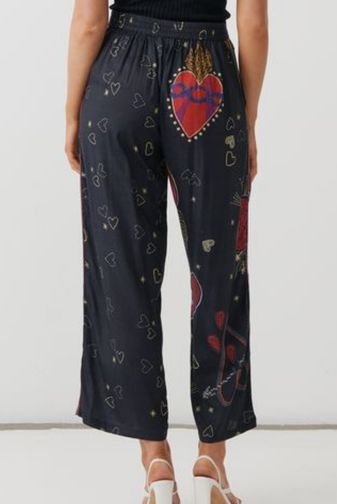 HF2853 Mystic heart print pant holmes_fallon princess bazaar