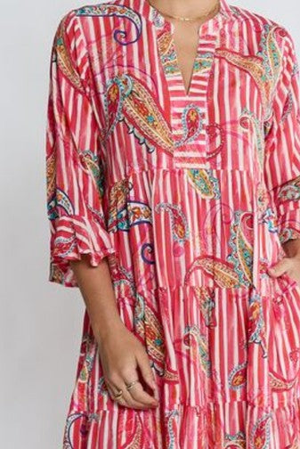 Hannah tier dress melon lula life princess bazaar