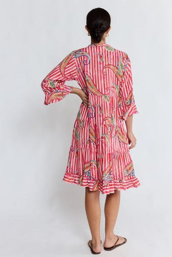 Hannah tier dress melon lula life princess bazaar