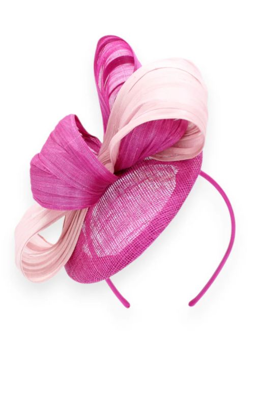 Heather fascinator hot pink morgan_taylor princessbazaar
