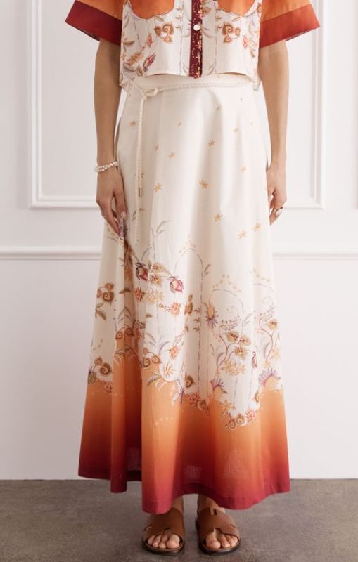 Heaven Gia Maxi Skirt Lotus HP25020LO Princess Bazaar1