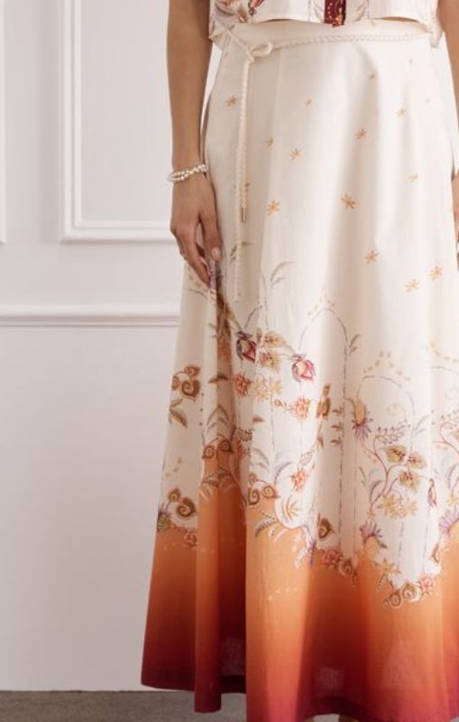 Heaven Gia Maxi Skirt Lotus HP25020LO Princess Bazaar1