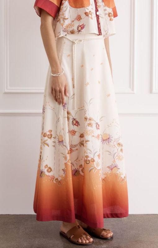 Heaven Gia Maxi Skirt Lotus HP25020LO Princess Bazaar1