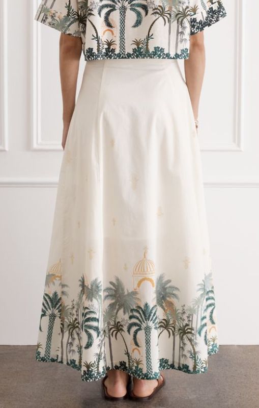 Heaven Gia maxi skirt oasis Hp25032OA princess Bazaar1