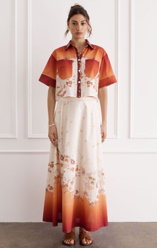 Heaven Gia Maxi Skirt Lotus HP25020LO Princess Bazaar1