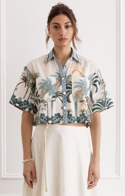 Heaven Remi cropped shirt oasis HP25034OA princess bazaar1