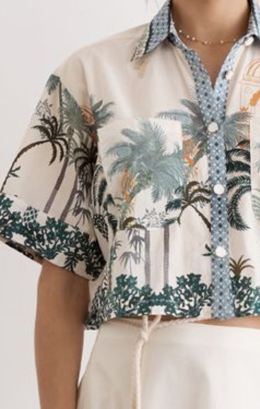 Heaven Remi cropped shirt oasis HP25034OA princess bazaar1