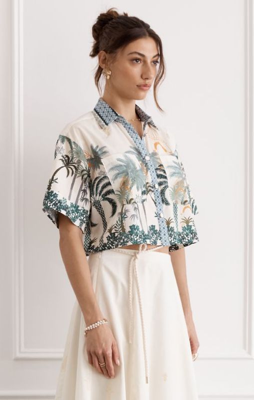 Heaven Remi cropped shirt oasis HP25034OA princess bazaar1