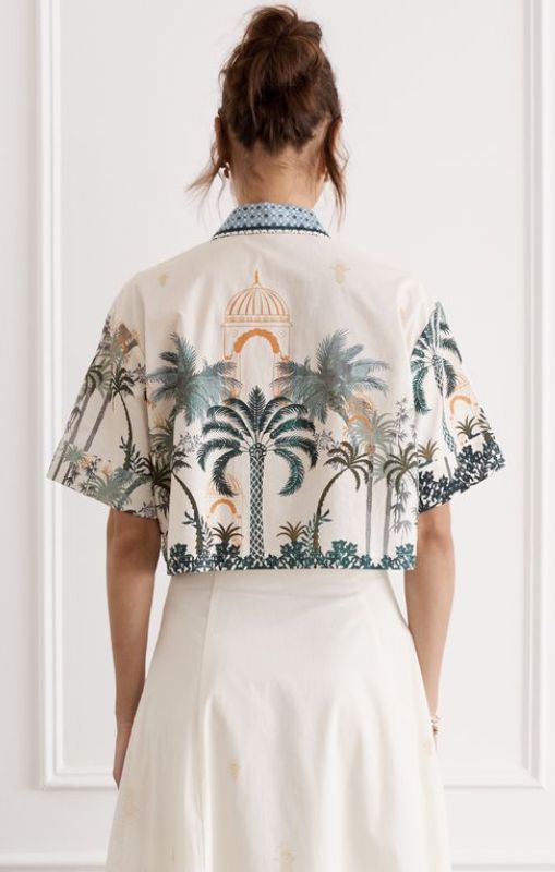 Heaven Remi cropped shirt oasis HP25034OA princess bazaar1