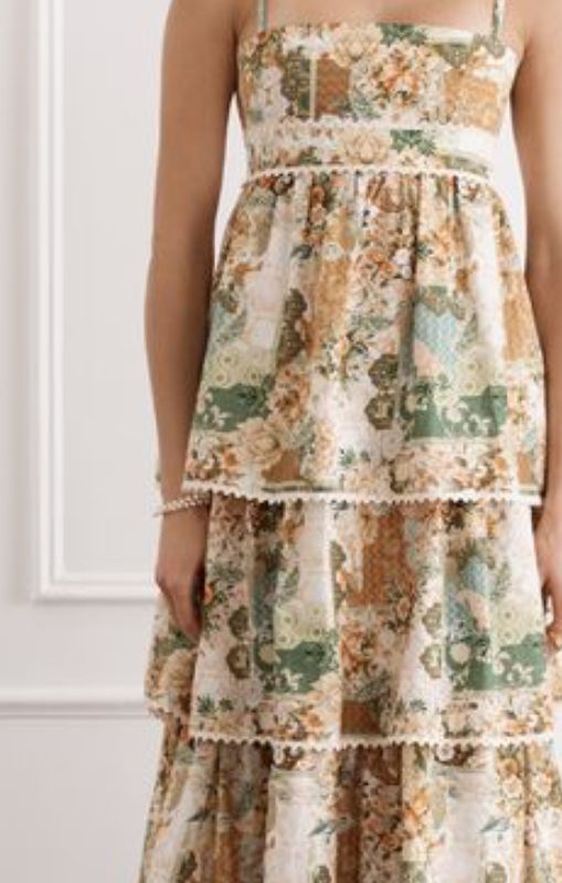 Heaven - Sofia Maxi Dress - Mosaic - HP25012MO - last one