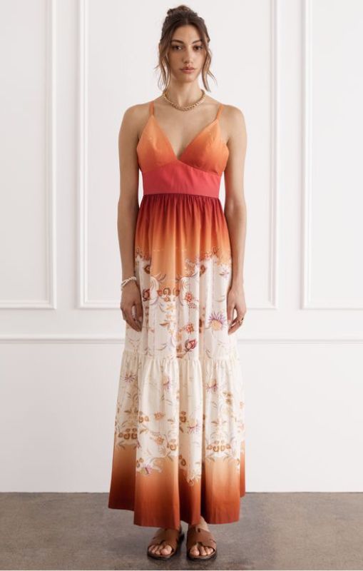 Heaven - Tiana Maxi Dress - Lotus - HP25018LO - last one
