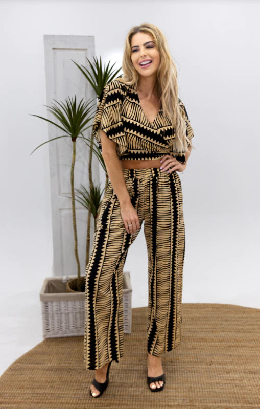 Cienna - Hemi Wrap Top - last one