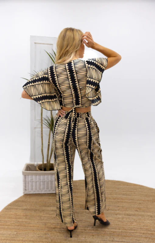 Cienna - Hemi Wrap Top - last one