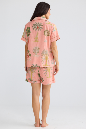 Holiday - Namaste Pyjama Set - Baby Pink Palm - HG26050-1 princess bazaar 3