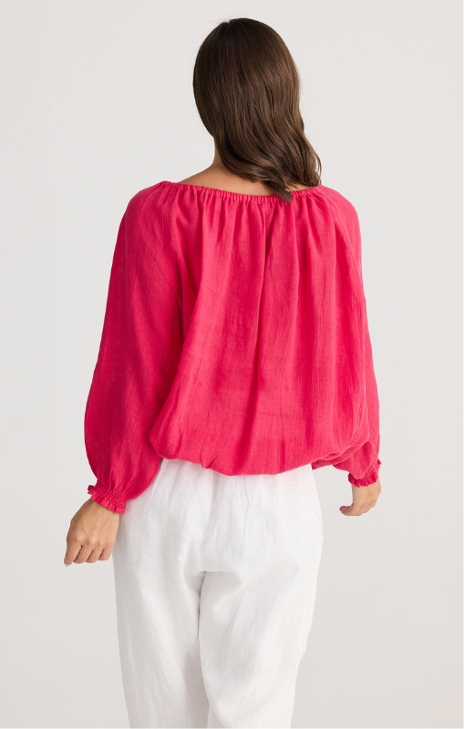 Holiday-SeasideTop-RaspberryGauze-HC24038-3princessbazaar1