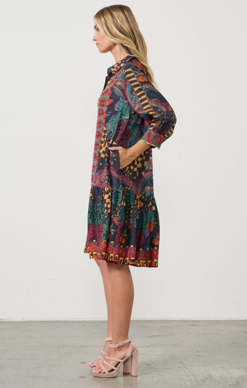 Holmes_Fallon-TropicalPrintDropWaistDress-Blackprincessbazaar1