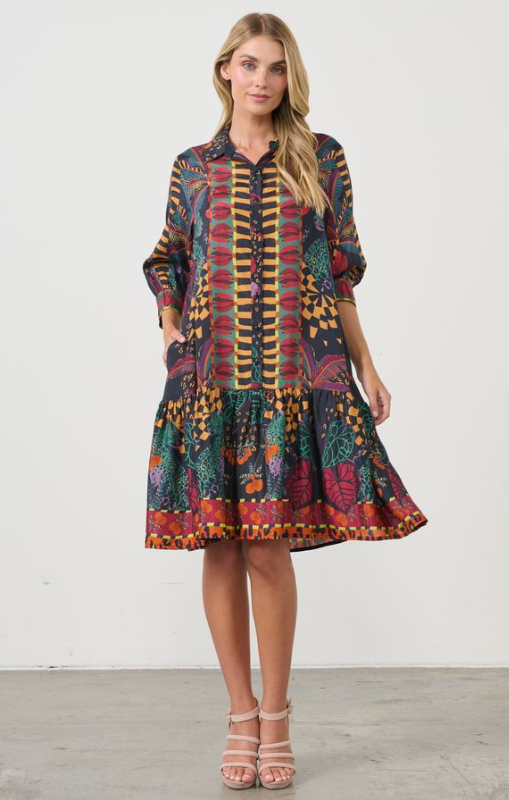 Holmes_Fallon-TropicalPrintDropWaistDress-Blackprincessbazaar1