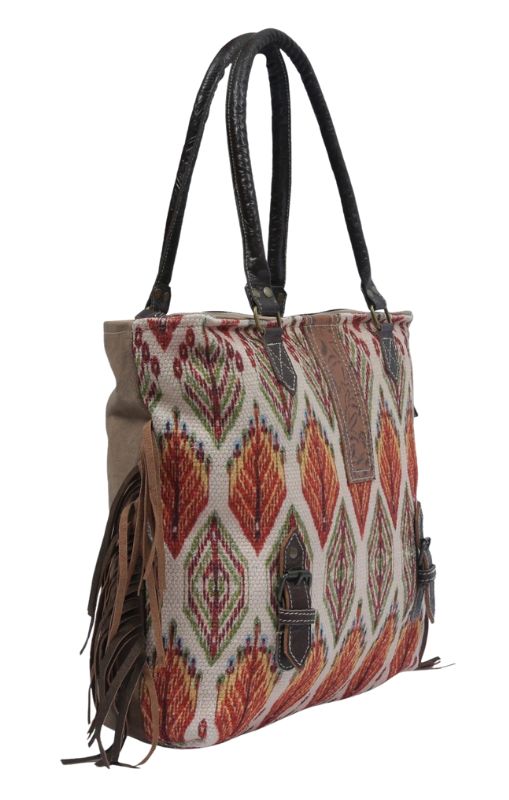 Hopofly canvas and leather gyro tote bag princess bazaar1