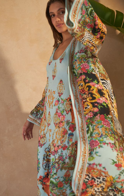 INOA - Rosemary Kimono - Multi Zebra - last one