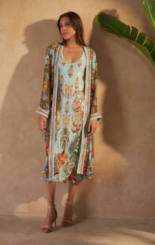 INOA - Rosemary Kimono - Multi Zebra - last one