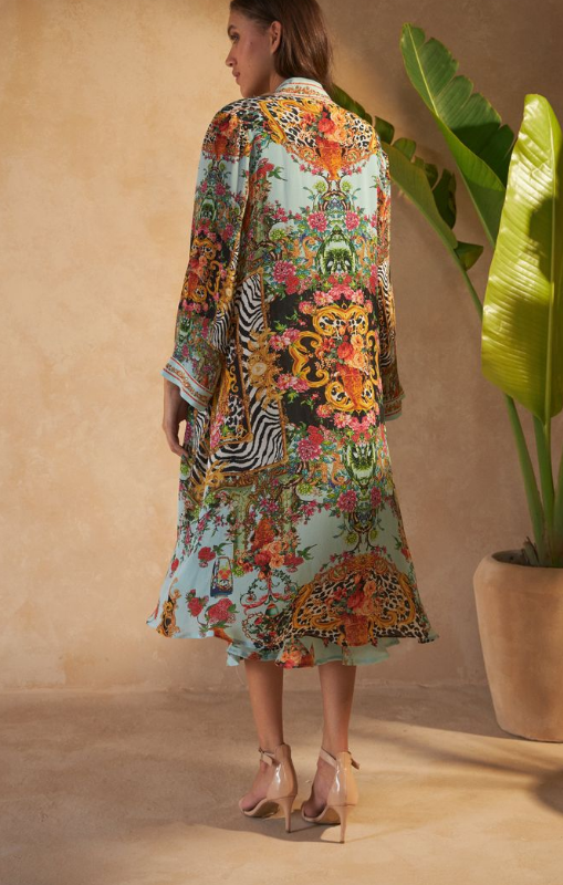 INOA - Rosemary Kimono - Multi Zebra - last one