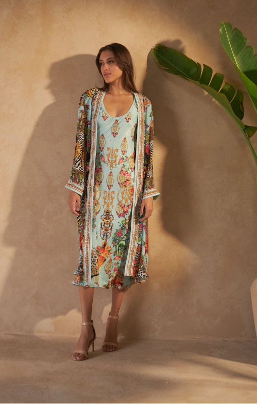 INOA - Tulip dress - Multi Zebra 