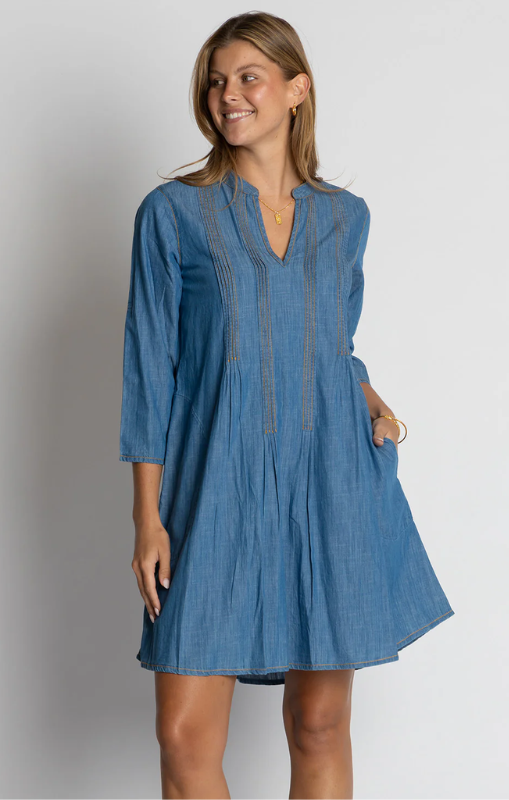 Ibisa-MemphisTuckDress-Lightprincessbazaar1