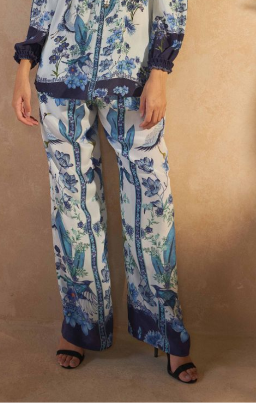 Inoa - Larch Trousers Flowers Blu