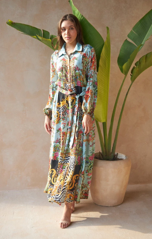 Inoa - Mahonia Dress Zebra Multi