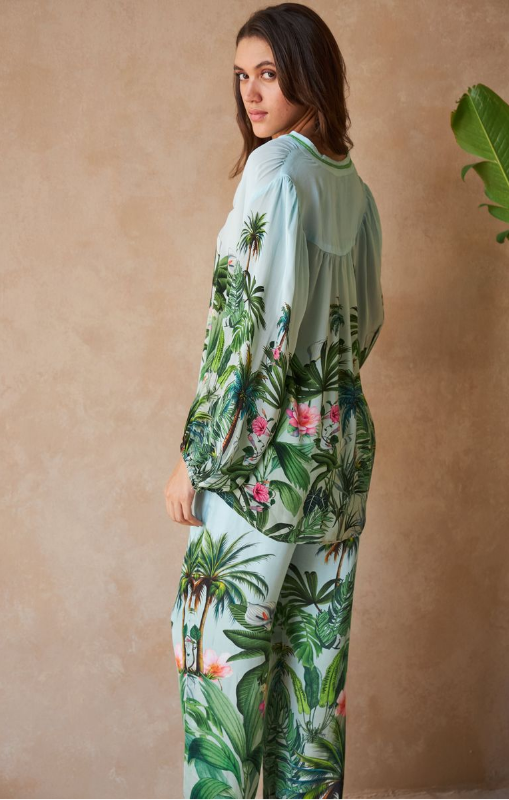 Inoa - Nicole Pant Palm Green