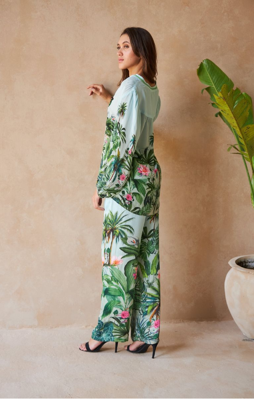 Inoa - Nicole Pant Palm Green