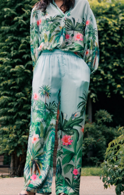 Inoa - Nicole Pant Palm Green