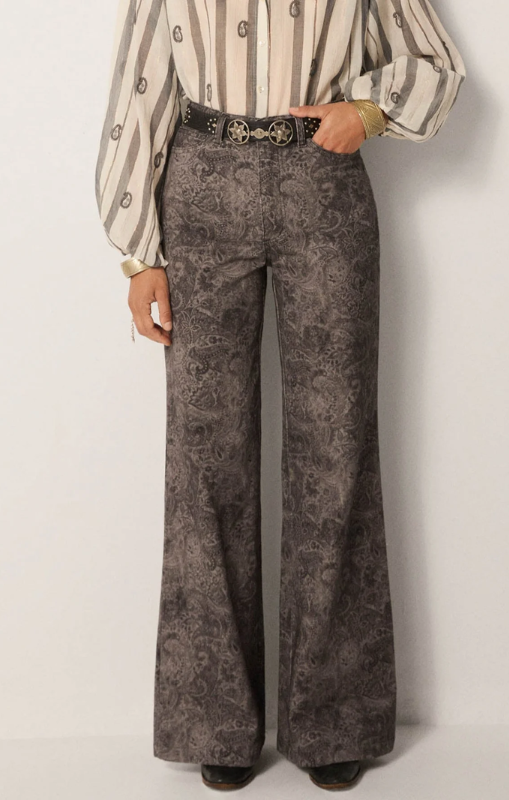 Iris pant cool grey eden paisley maison hotel princess bazaar