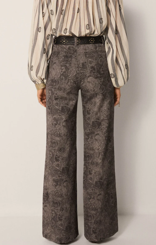 Iris pant cool grey eden paisley maison hotel princess bazaar