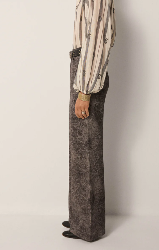 Iris pant cool grey eden paisley maison hotel princess bazaar