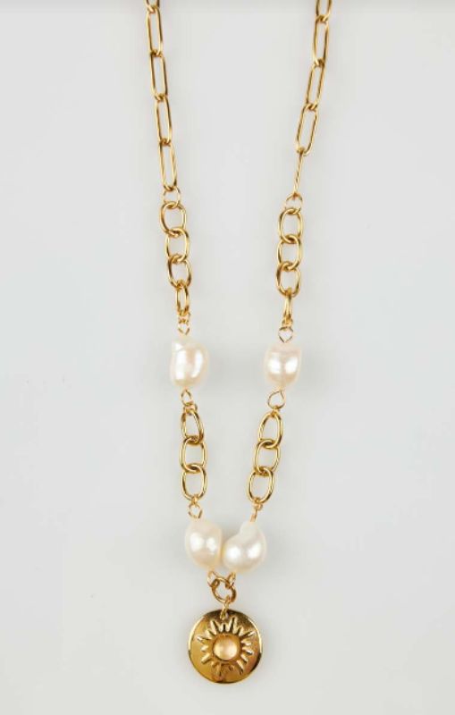 Holiday - Dusty Necklace Gold - J-N1408