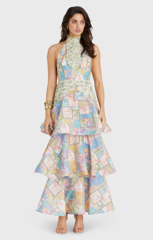 Aqua Blu - Joan Dress - Brindle - AP23075BR - last one