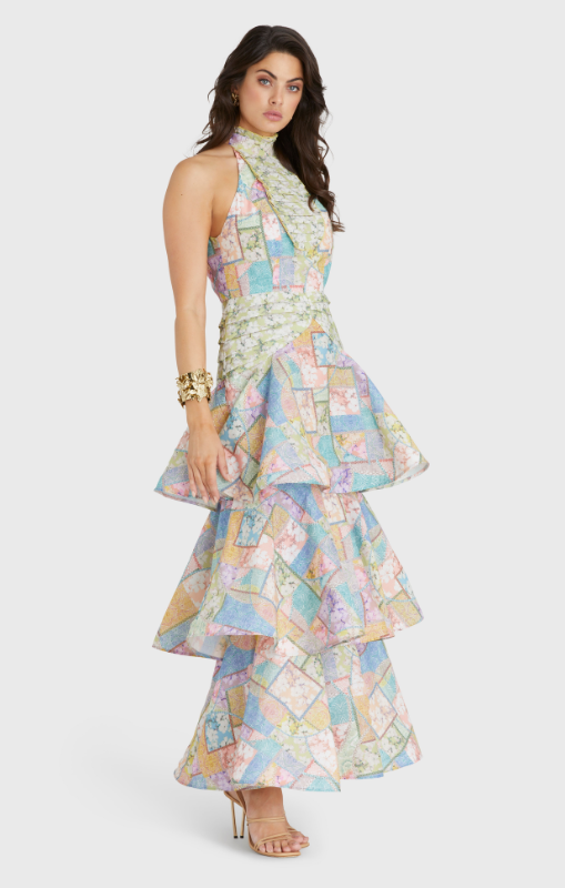 Aqua Blu - Joan Dress - Brindle - AP23075BR - last one
